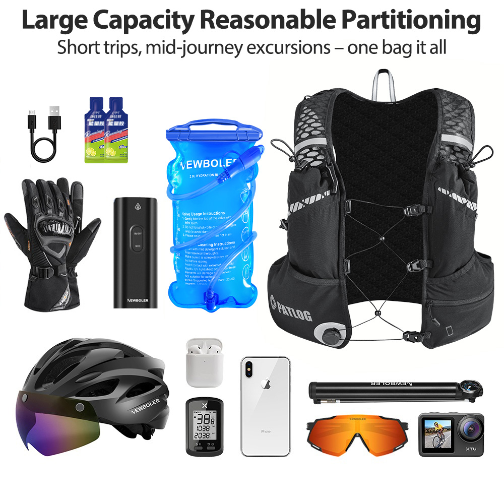 8L Breathable Hydration Vest T - Cycling Gear Organizer Bag recension och pris