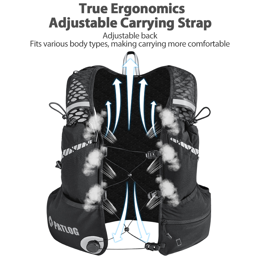 8L Breathable Hydration Vest T - Cycling Gear Organizer Bag recension och pris