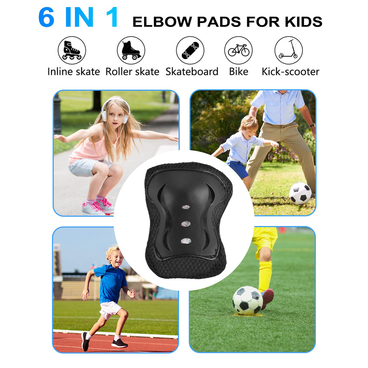 ABAZJ Knee Pad Elbow Pads Guar - Cycling Protective Gear recension och pris